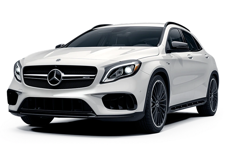 White Mercedes-Benz covered by Major Auto Protect